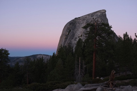Clouds Rest and Half Dome at Yosemite - August 2013