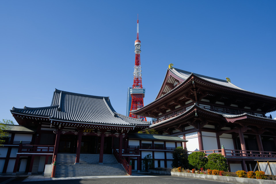 Zojoji Temple - Temple and Tower