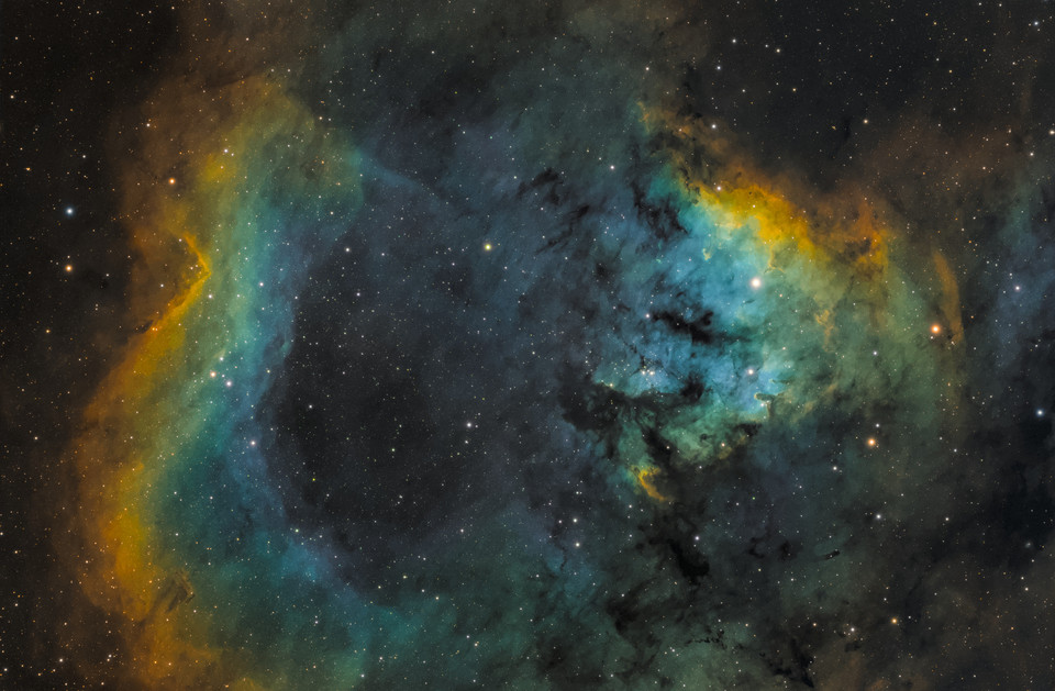 NGC 7822 - Cederblad 214 in Narrowband