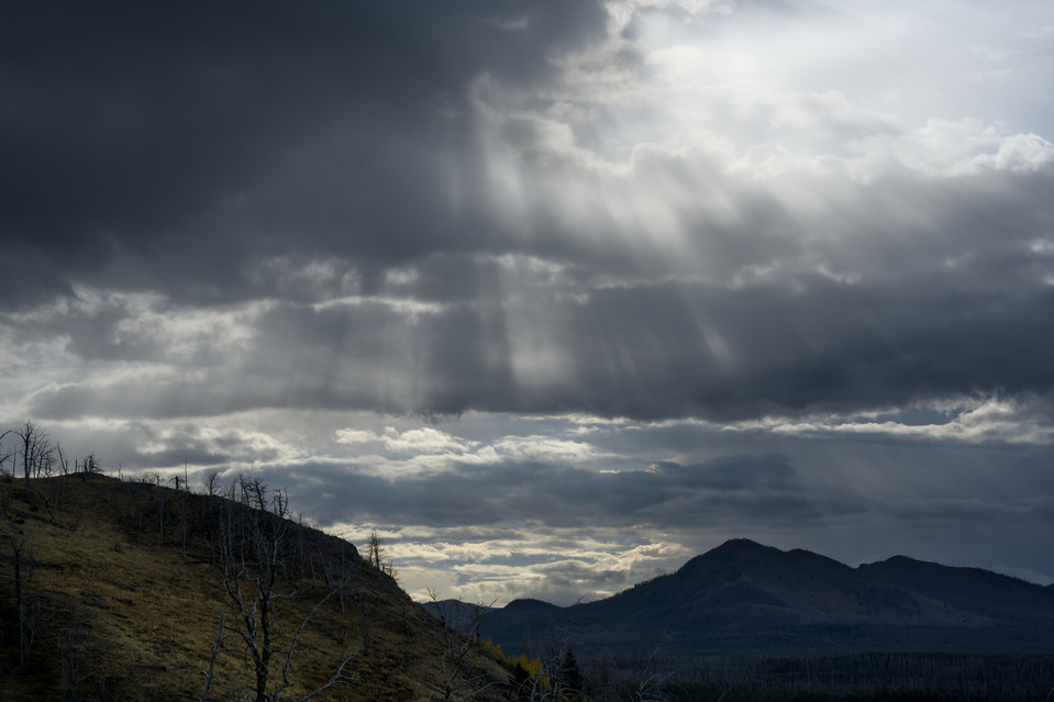 Lake Butte Overlook - Sun Rays