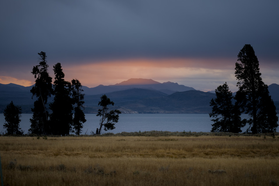 Lake Yellowstone - Purple Morning