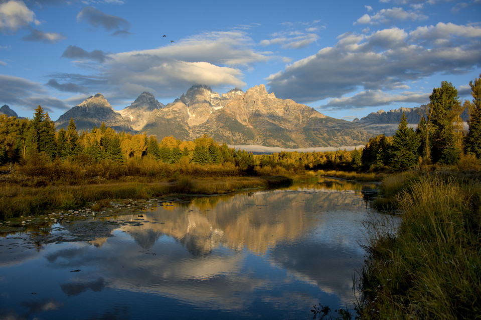 Schwabacher Landing - Sunrise Reflections II