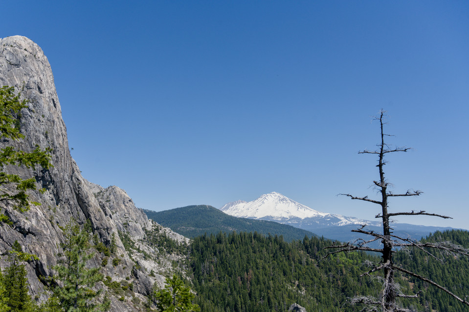 Castle Crags - Peaks and Mount Shasta
