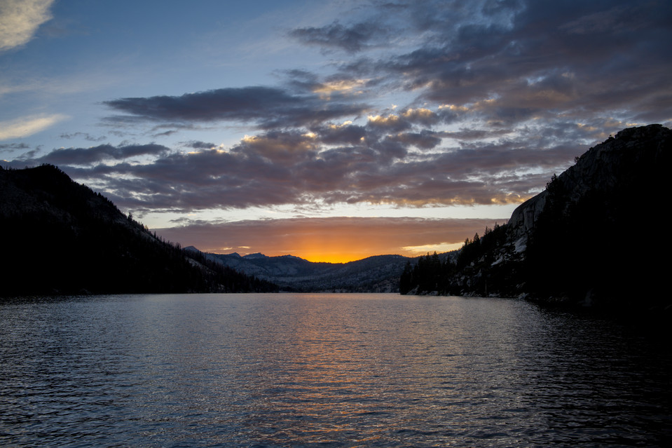 Echo Lake - Sunset at the Lake