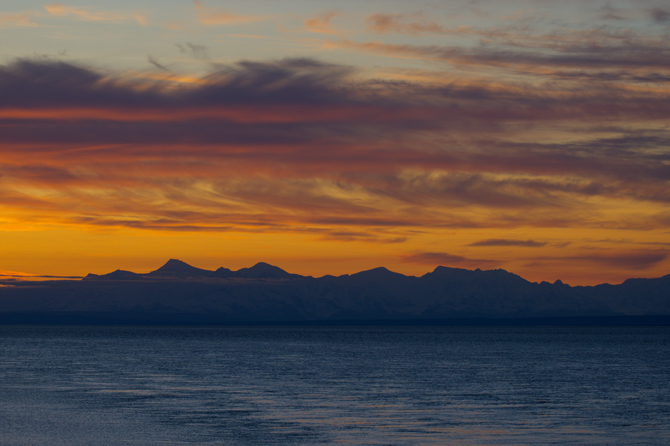 Point Woronzof - Alaska Range Sunset