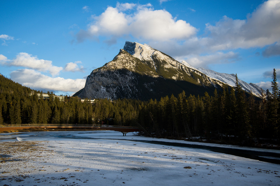Banff Mount Rundle Sunset thumb
