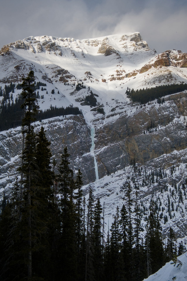 Sunshine Village - Frozen Waterfall