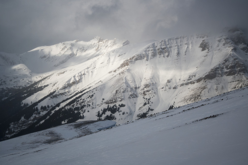 Sunshine Village - Illuminated Mountainside