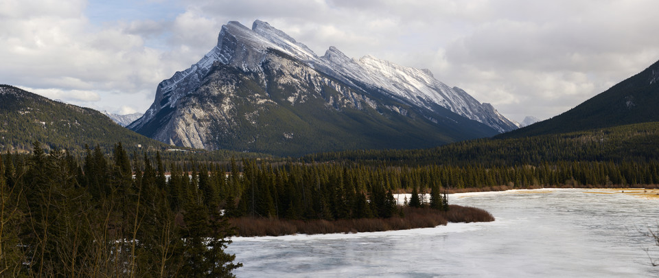 Trans-Canada Highway - Mount Rundle Panorama
