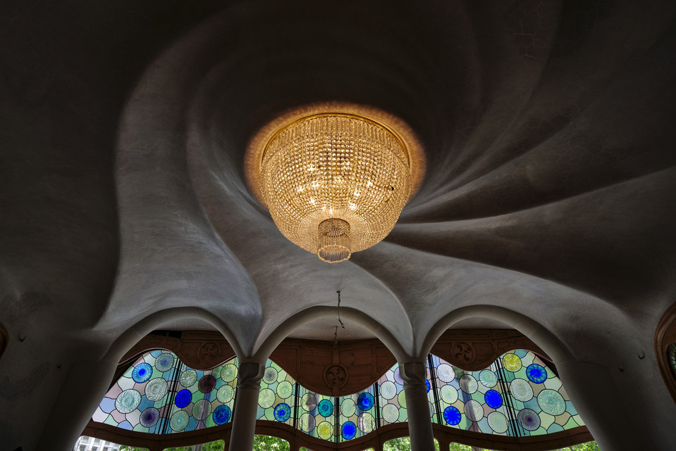 Casa Batlló - Spiral Ceiling