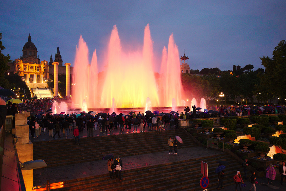 Montjuïc - Magic Fountain at Night