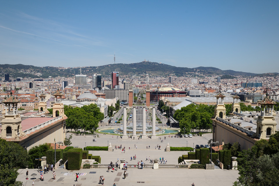 Montjuïc - Overlooking Plaça de Espanya