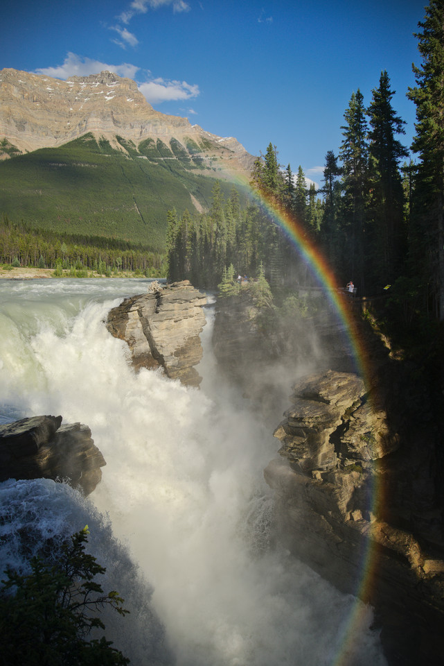 Athabasca Falls - Rainbow