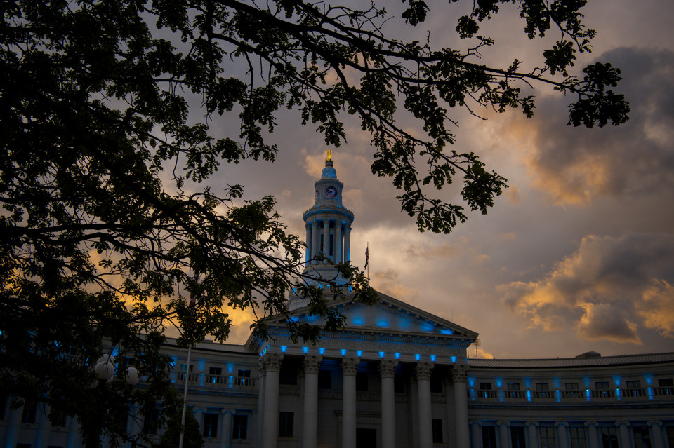 Civic Center Park - State Capitol Sunset II