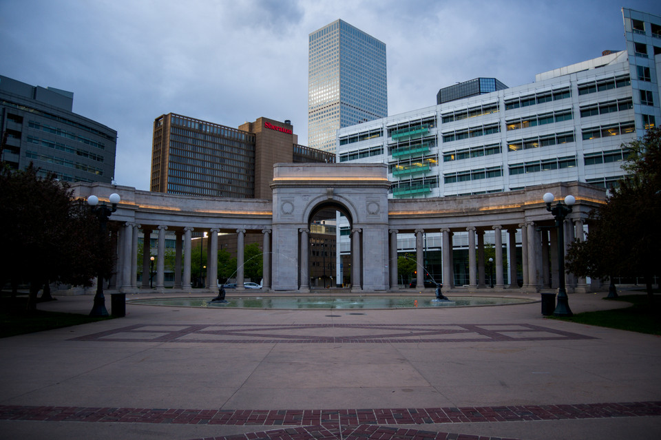 Civic Center Park - Voorhies Memorial