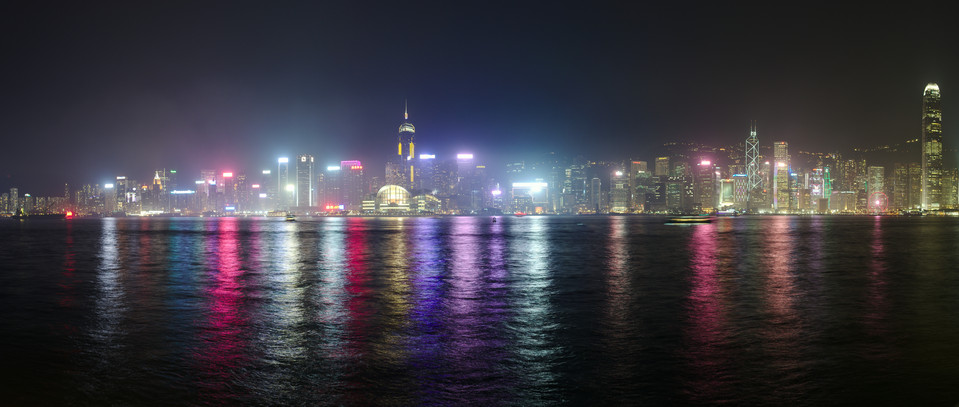 Tsim Sha Tsui   Night Skyline Panorama thumb