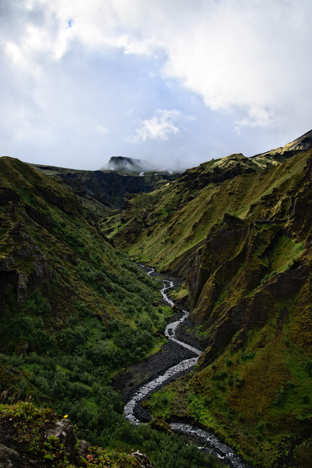 Þórsmörk - Peak and Krossá River