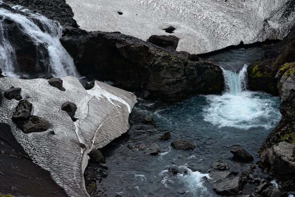 Fimmvörðuháls - Glacial Waterfalls