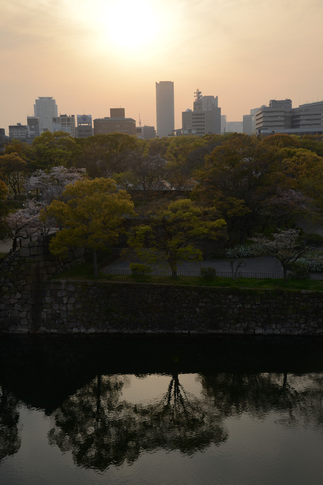 Osaka Castle - Moat Reflections II