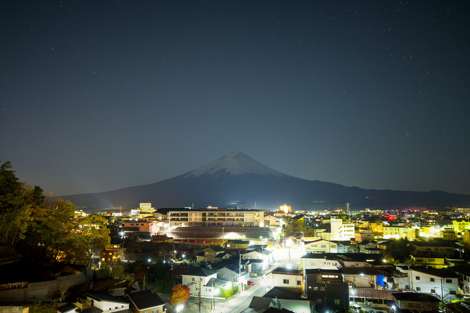 Fujikawaguchiko - Mount Fuji at Night