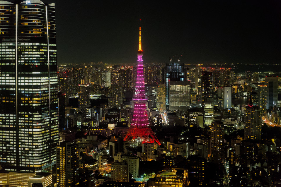 Roppongi - Tokyo Tower at Night