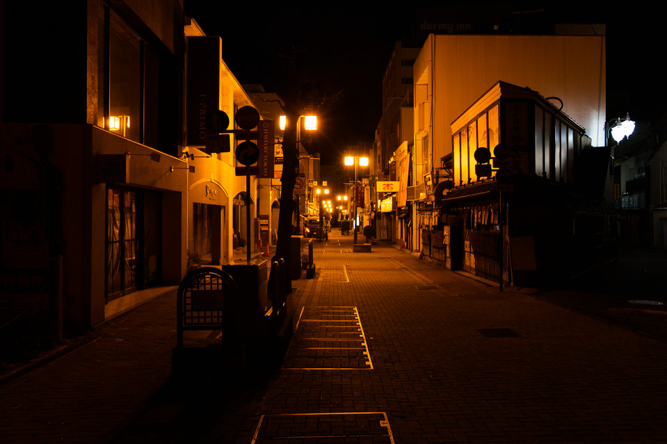 Nagano - Illuminated Street