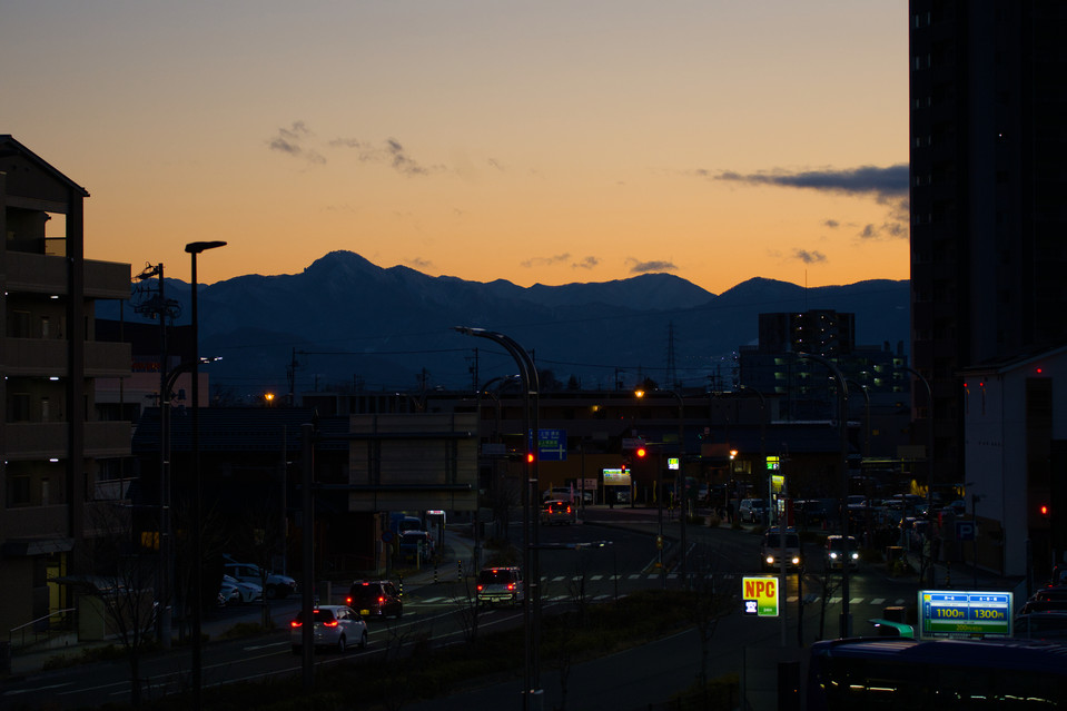 Nagano Station - Sunset