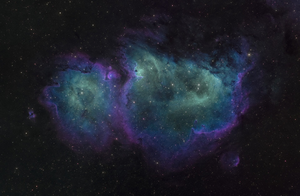 IC 1848 - Soul Nebula in Narrowband