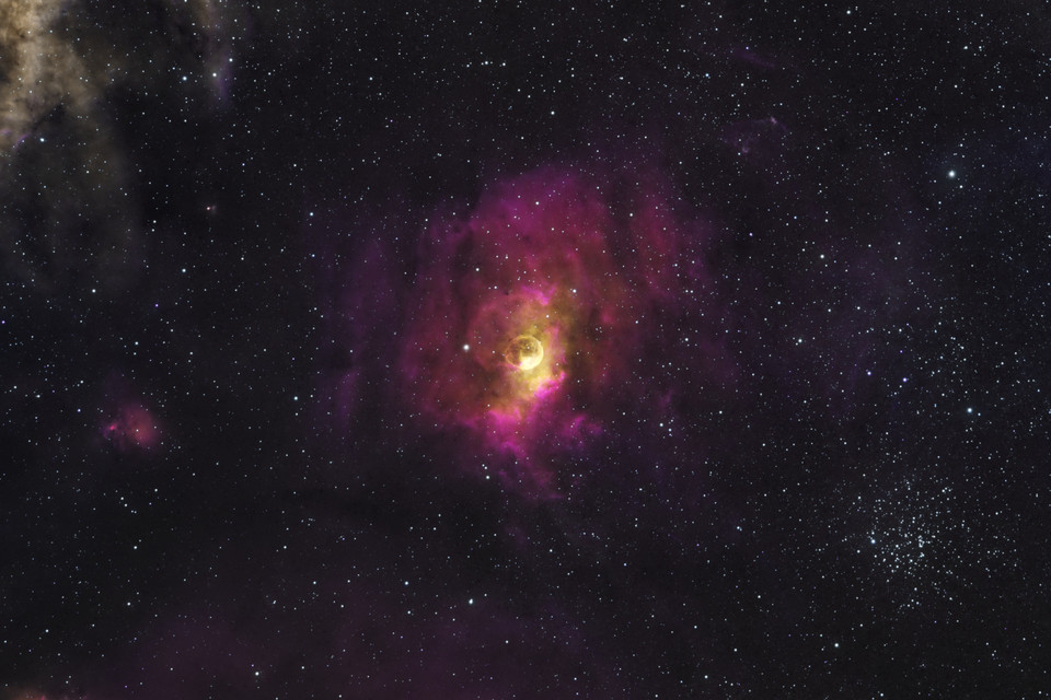 NGC 7635   Bubble Nebula in Narrowband thumb