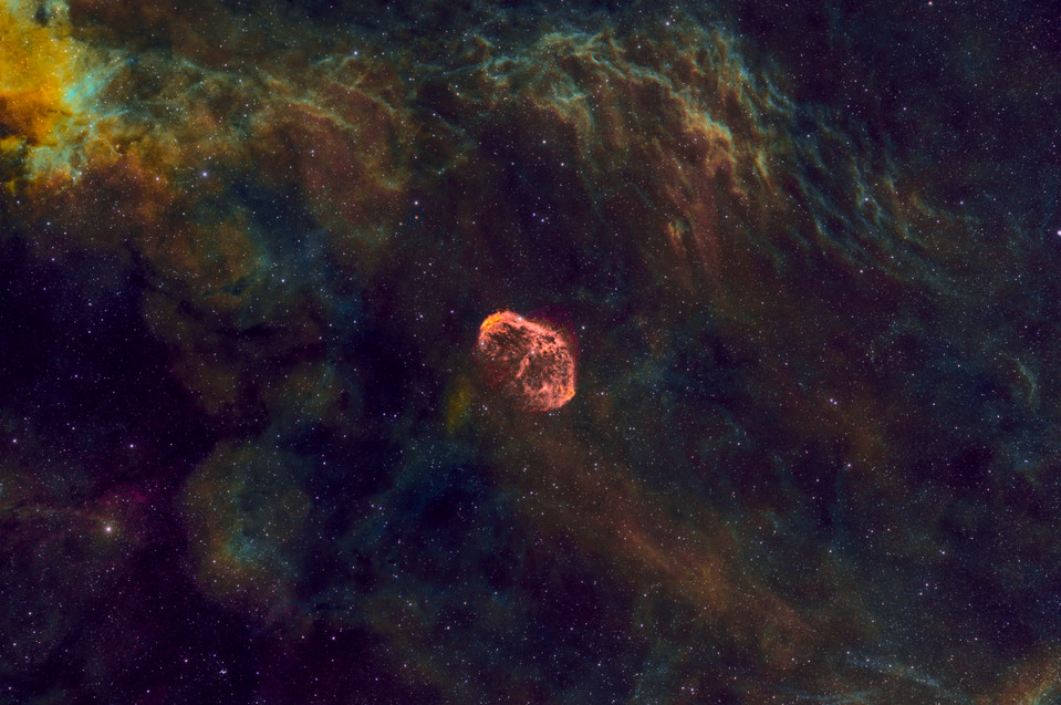 NGC 6888 - Crescent Nebula in Narrowband