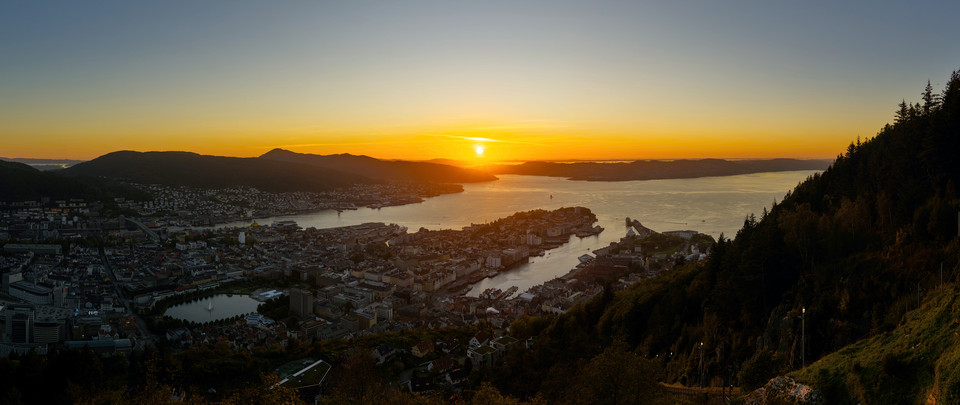 Bergen - Sunset Panorama I