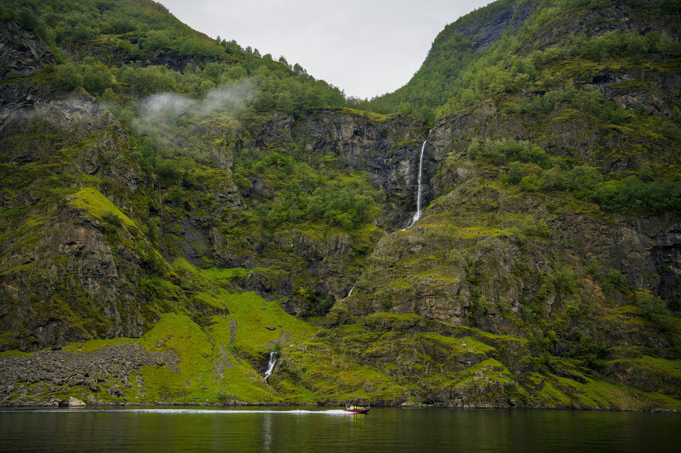 Nærøyfjord - Mountain Waterfall II