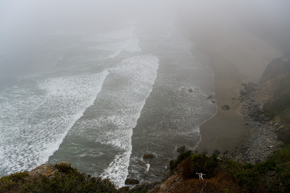 Highway 101 - Foggy Shoreline