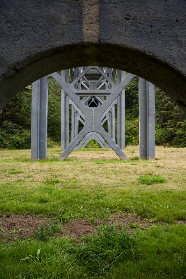 Heceta Head Lighthouse - Under Cape Creek Bridge