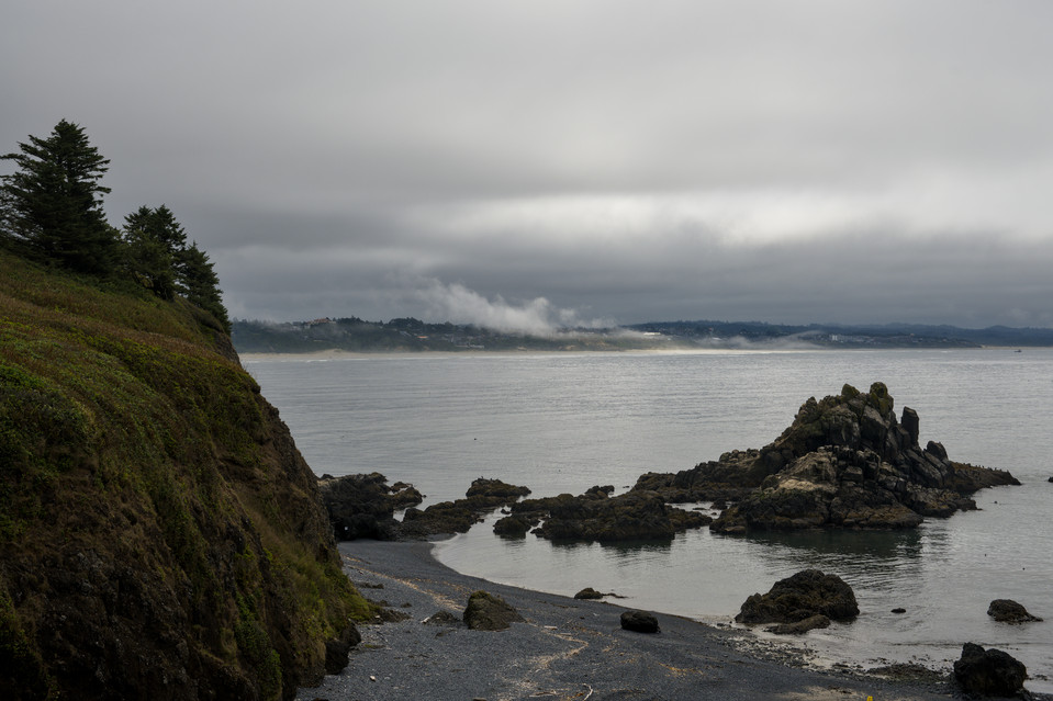 Yaquina Head Lighthouse - Distant Fog