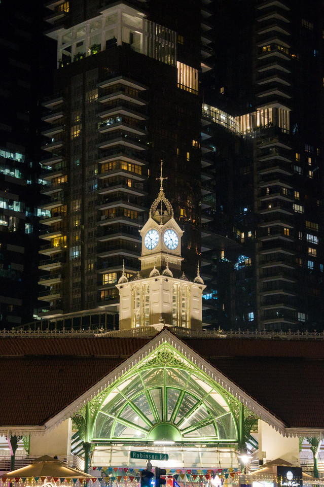 Downtown - Lau Pa Sat Clock Tower