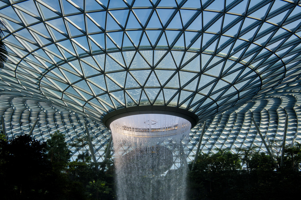 Jewel Changi Airport - Rain Vortex