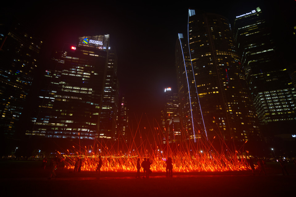 Marina Bay - Night on Fire II