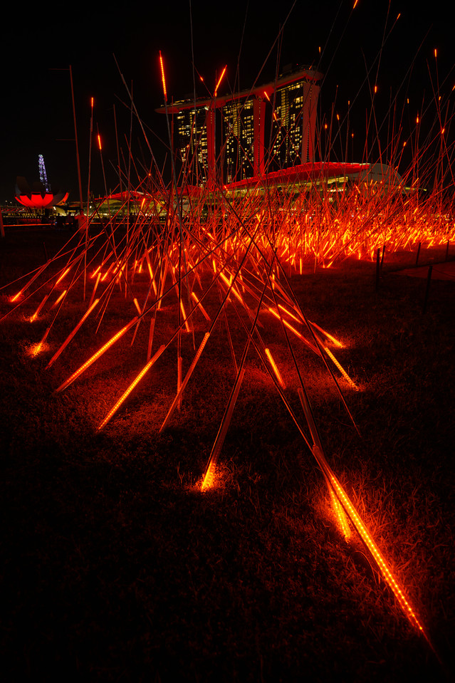 Marina Bay - Night on Fire I