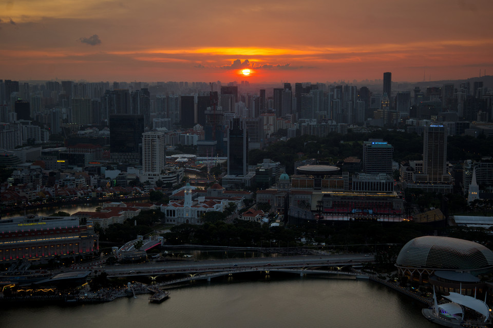 Marina Bay Sands - City Sunset II