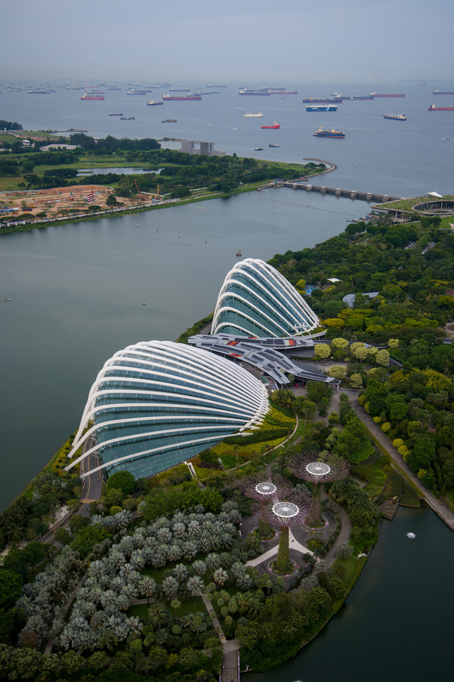 Marina Bay Sands - Overlooking the Gardens