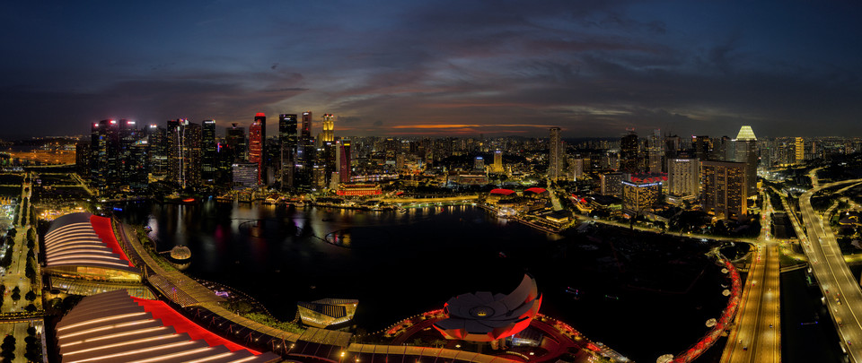 Marina Bay Sands - Sunset Panorama II