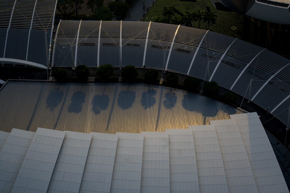 Marina Bay Sands - Sunset Shadows
