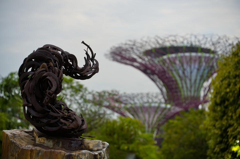 Gardens by the Bay - Elephant Sculpture