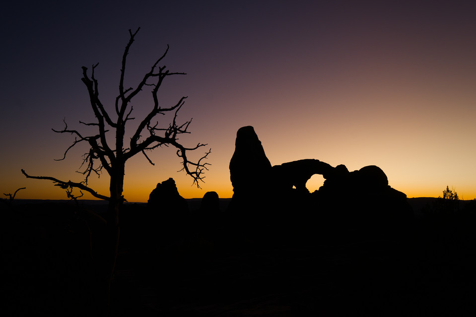 The Windows - Turret Arch at Sunset II