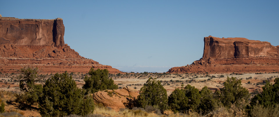 Big Mesa - Monitor and Merrimac Buttes Panorama
