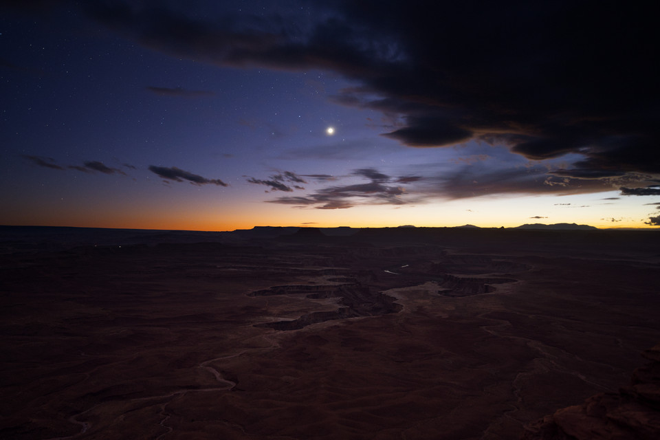 Green River Overlook - Venus Over the Green RIver