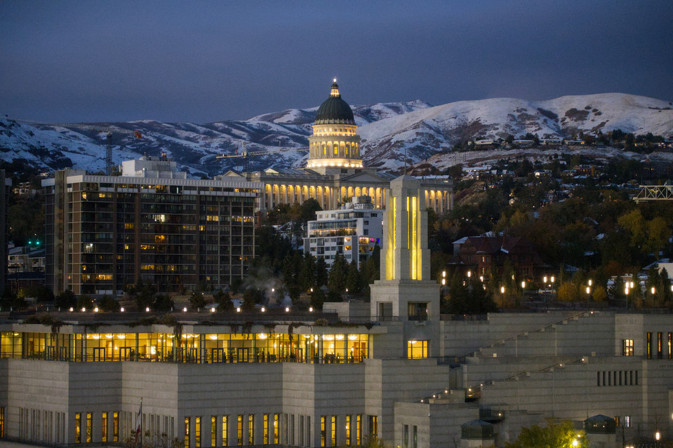 Salt Lake City - Snowy Capitol