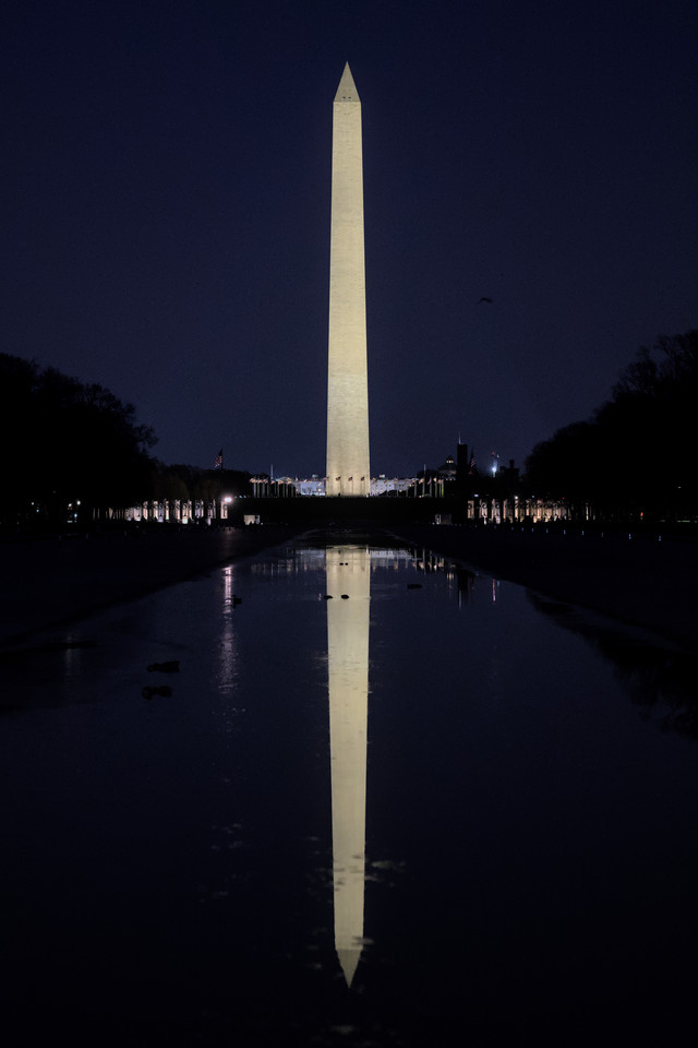 National Mall at Night - Washington Monument